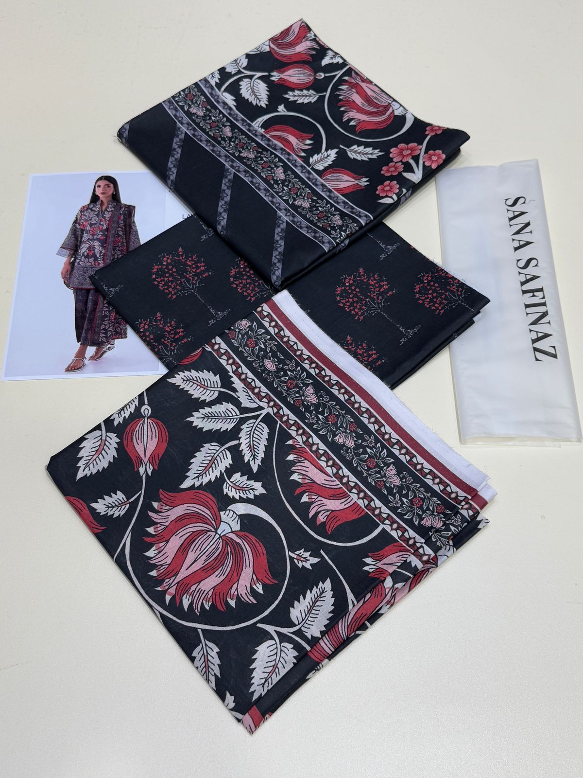 SANA SAFINAZ 3PCS LAWN UNSTICHED