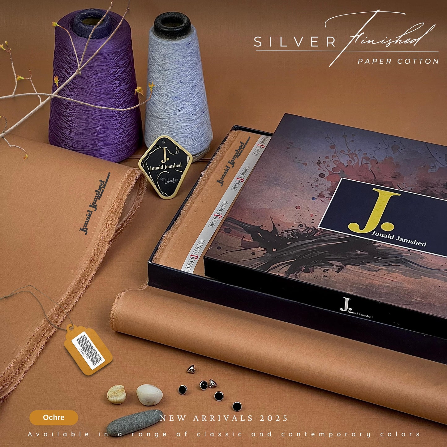 Junaid Jamshed New Arrival Unstitched Cotton (2025)