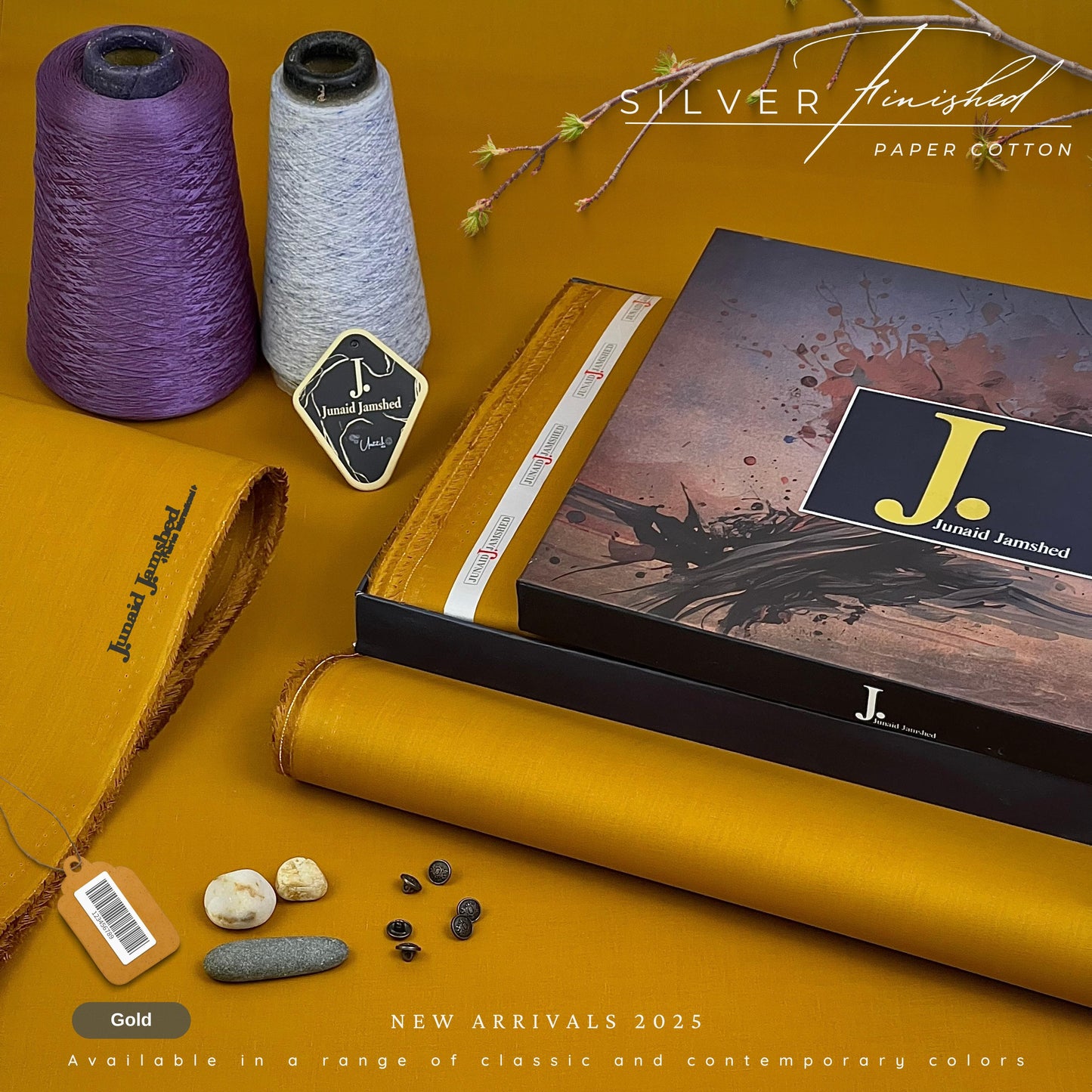 Junaid Jamshed New Arrival Unstitched Cotton (2025)