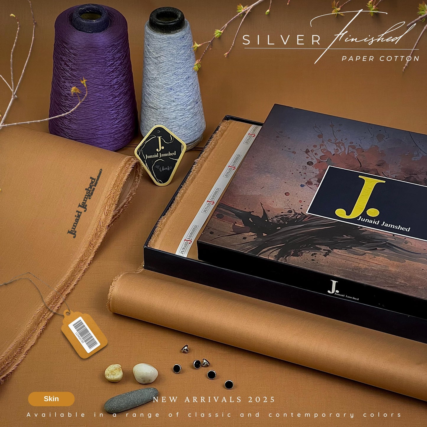Junaid Jamshed New Arrival Unstitched Cotton (2025)