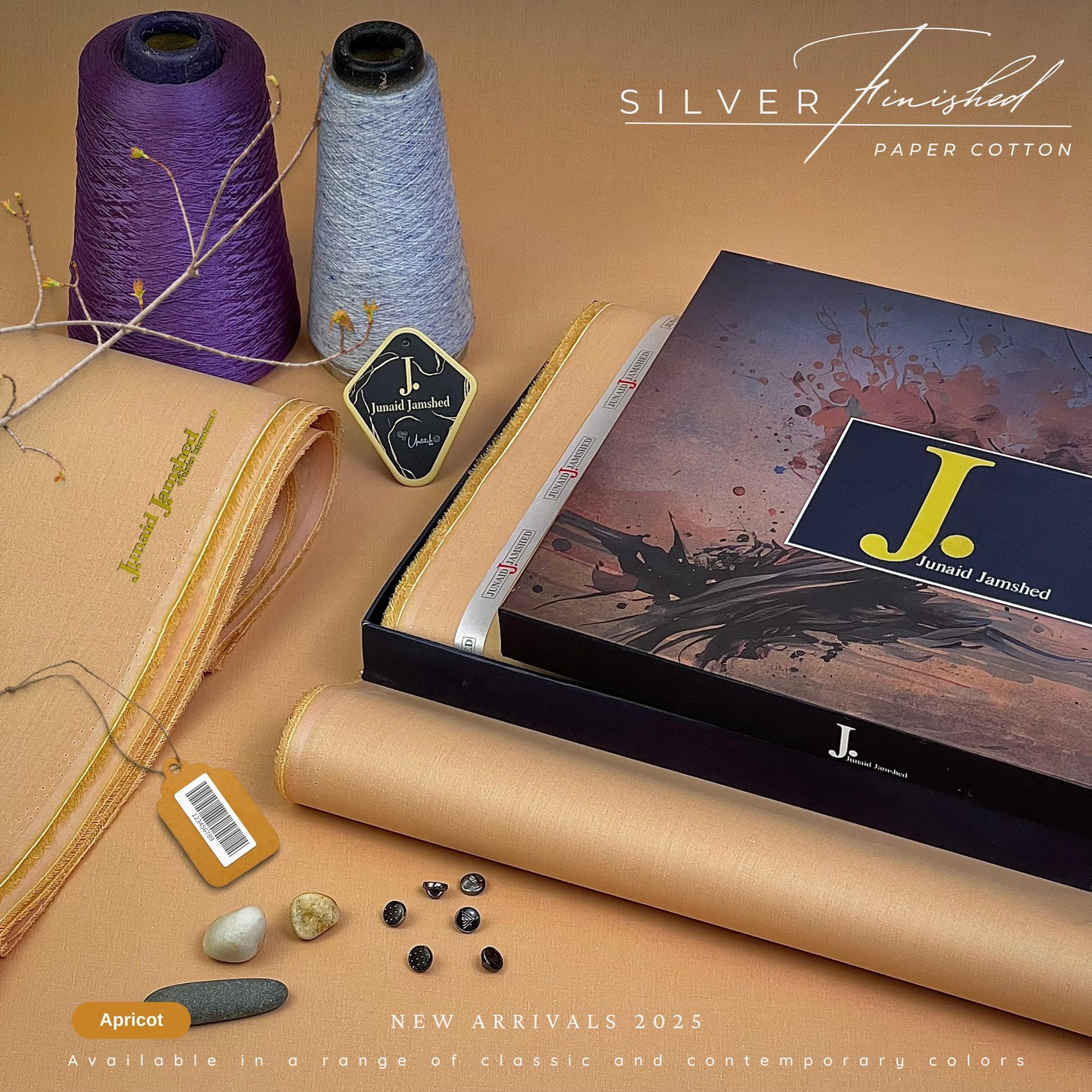 Junaid Jamshed New Arrival Unstitched Cotton (2025)