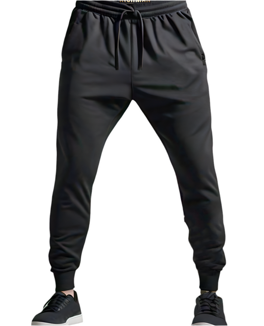 Mens Fleece SweatShirt Track Suit In Black Printed Design