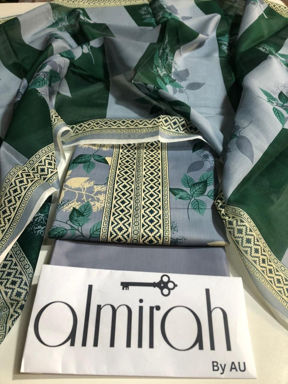 ALMIRAH 🗝️ LAWN UNSTICHED 3PCS