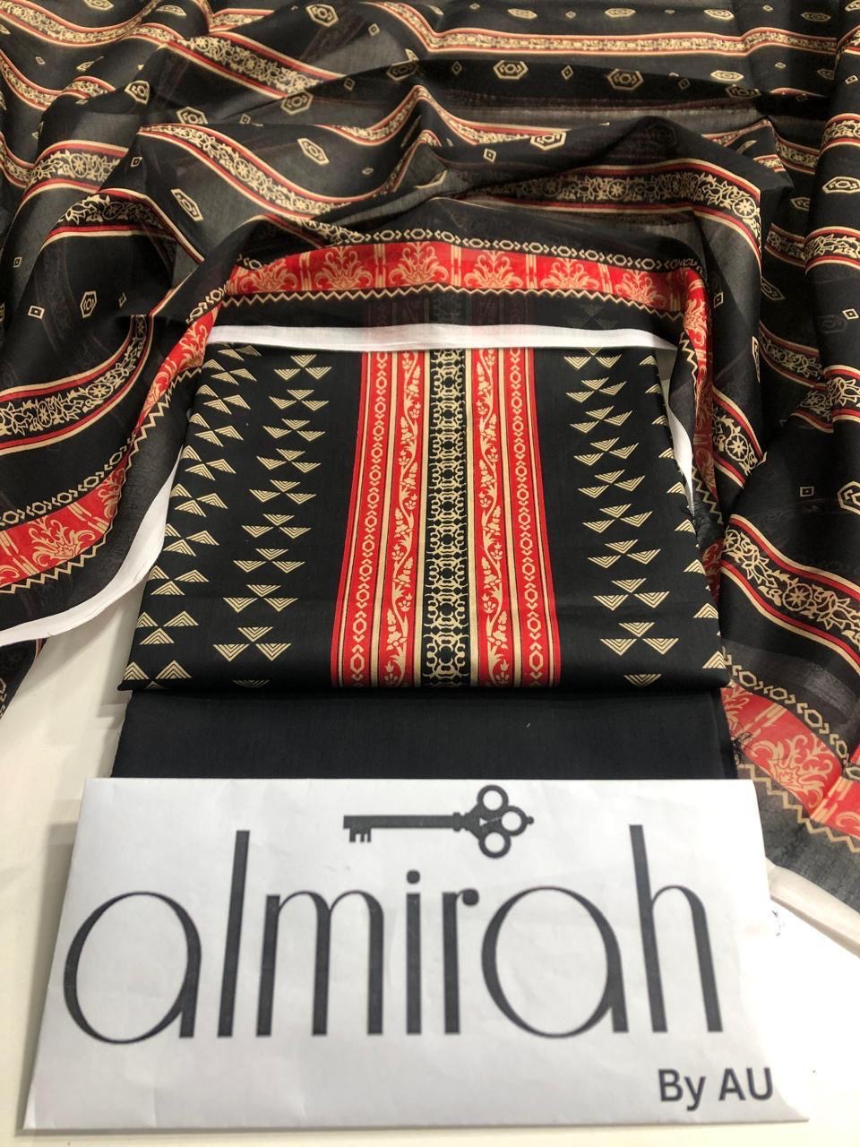 ALMIRAH 🗝️ LAWN UNSTICHED 3PCS