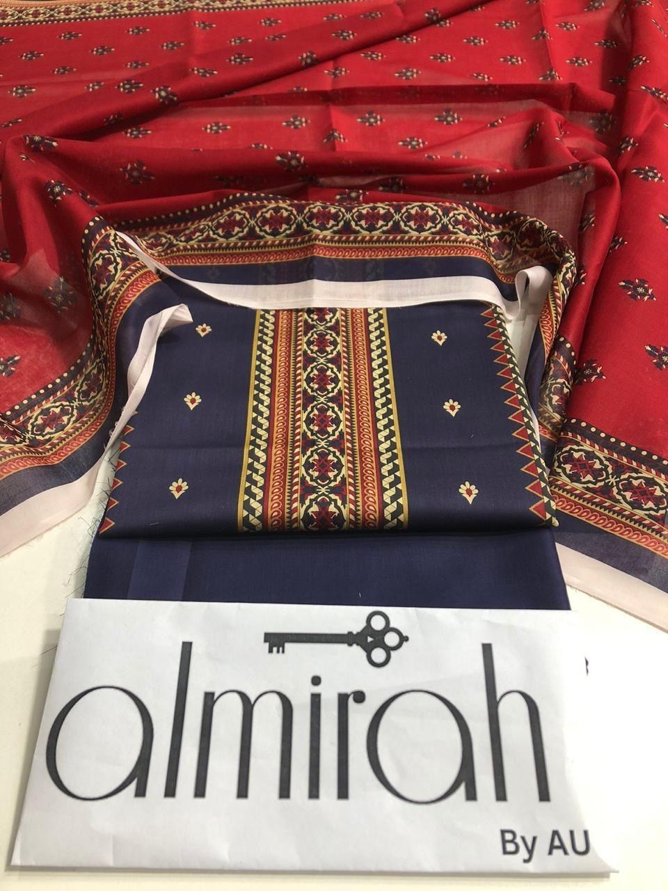 ALMIRAH 🗝️ LAWN UNSTICHED 3PCS
