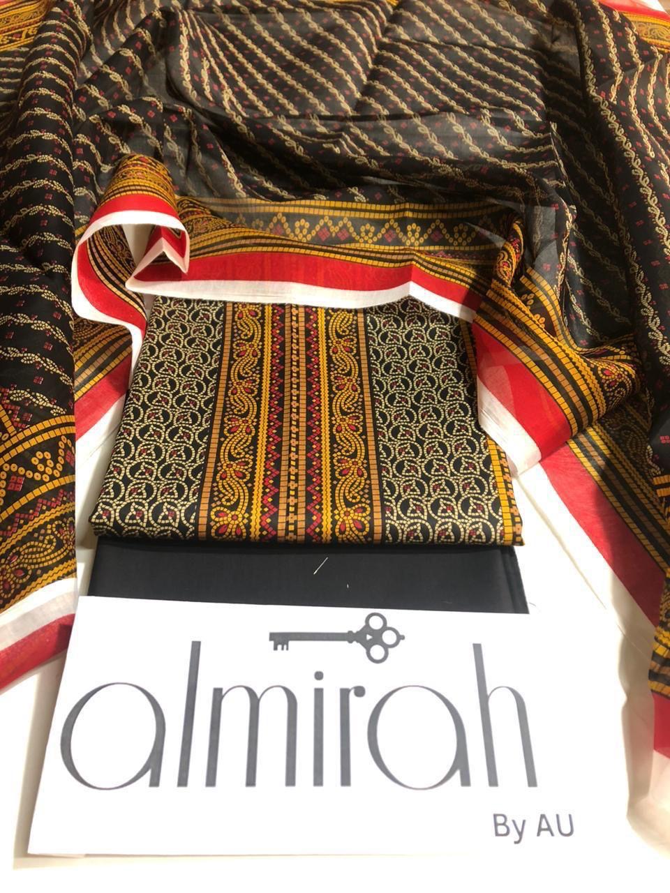 ALMIRAH 🗝️ LAWN UNSTICHED 3PCS