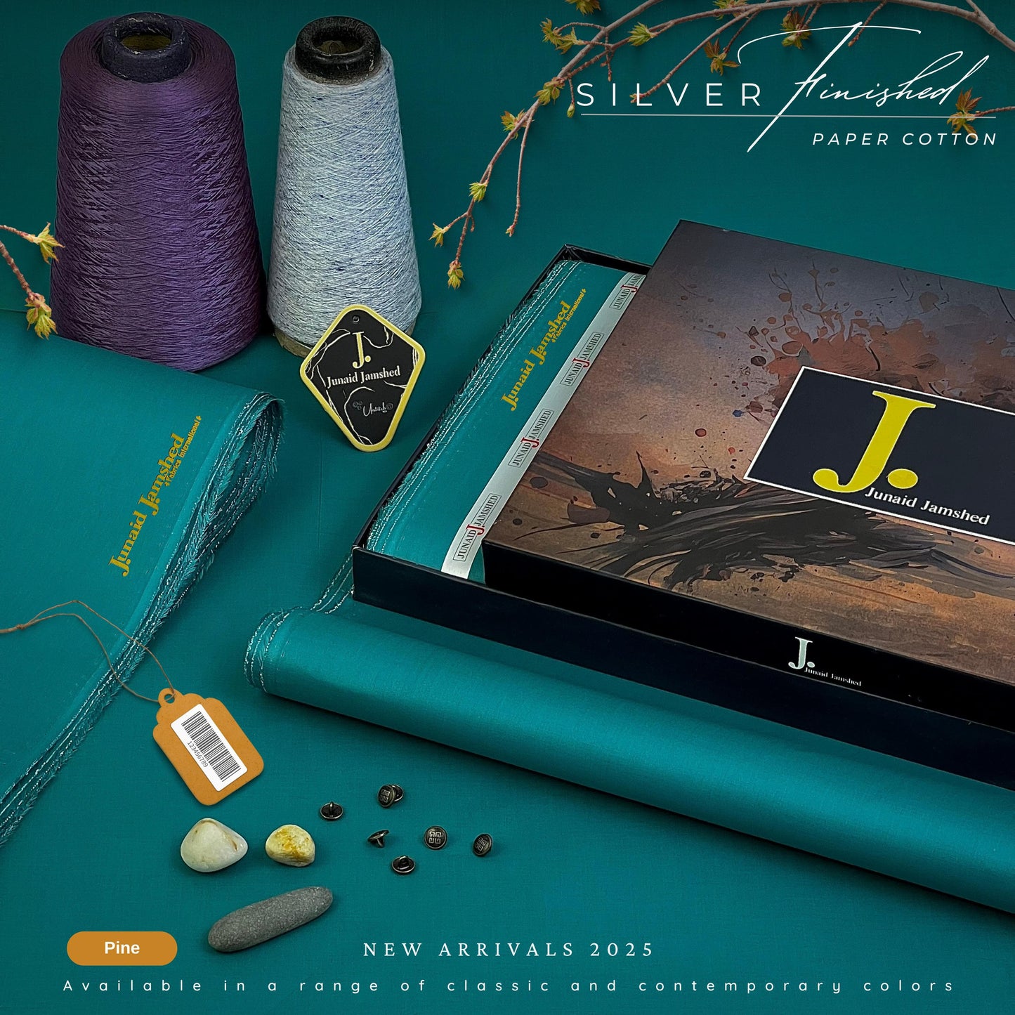 Junaid Jamshed New Arrival Unstitched  Cotton (2025)