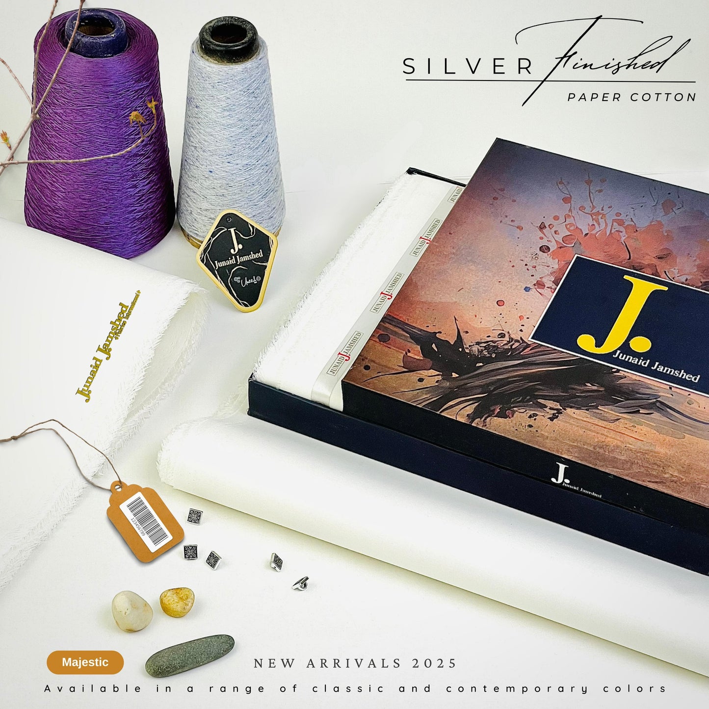 Junaid Jamshed New Arrival Unstitched  Cotton (2025)