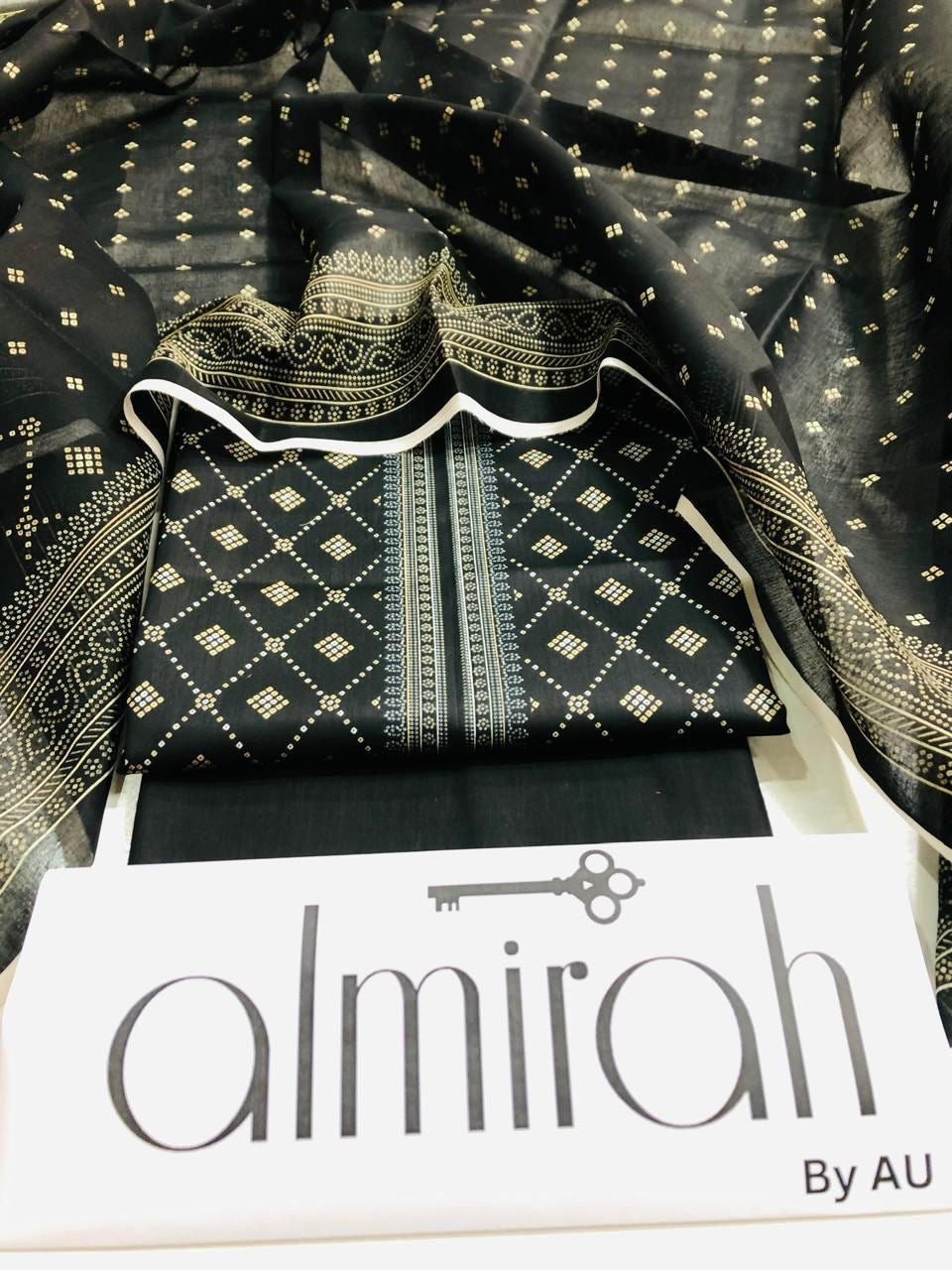 ALMIRAH 🗝️ LAWN UNSTICHED 3PCS