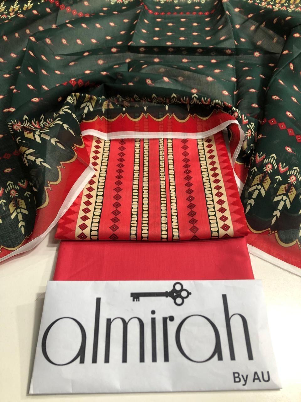 ALMIRAH 🗝️ LAWN UNSTICHED 3PCS