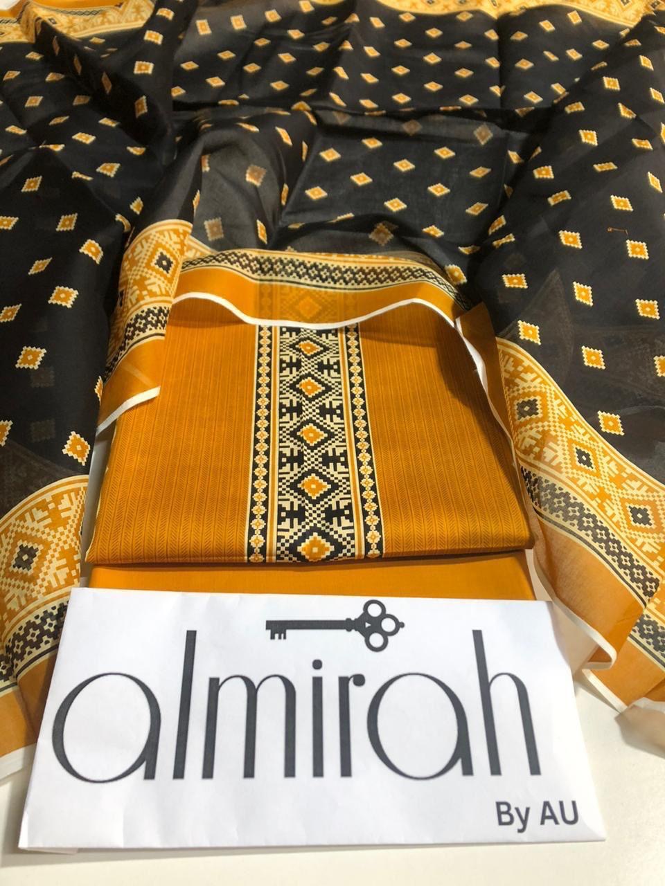 ALMIRAH 🗝️ LAWN UNSTICHED 3PCS