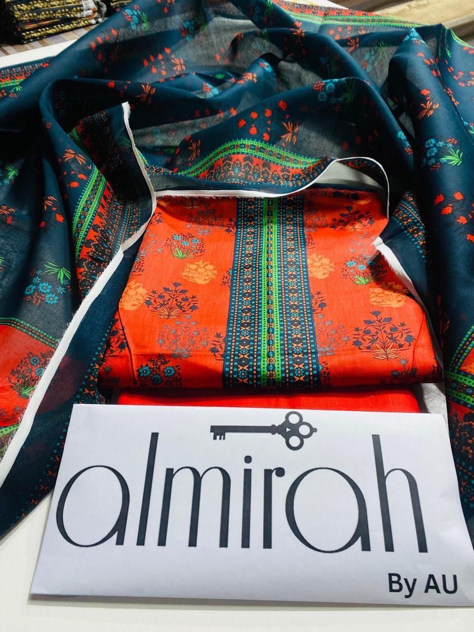 ALMIRAH 🗝️ LAWN UNSTICHED 3PCS