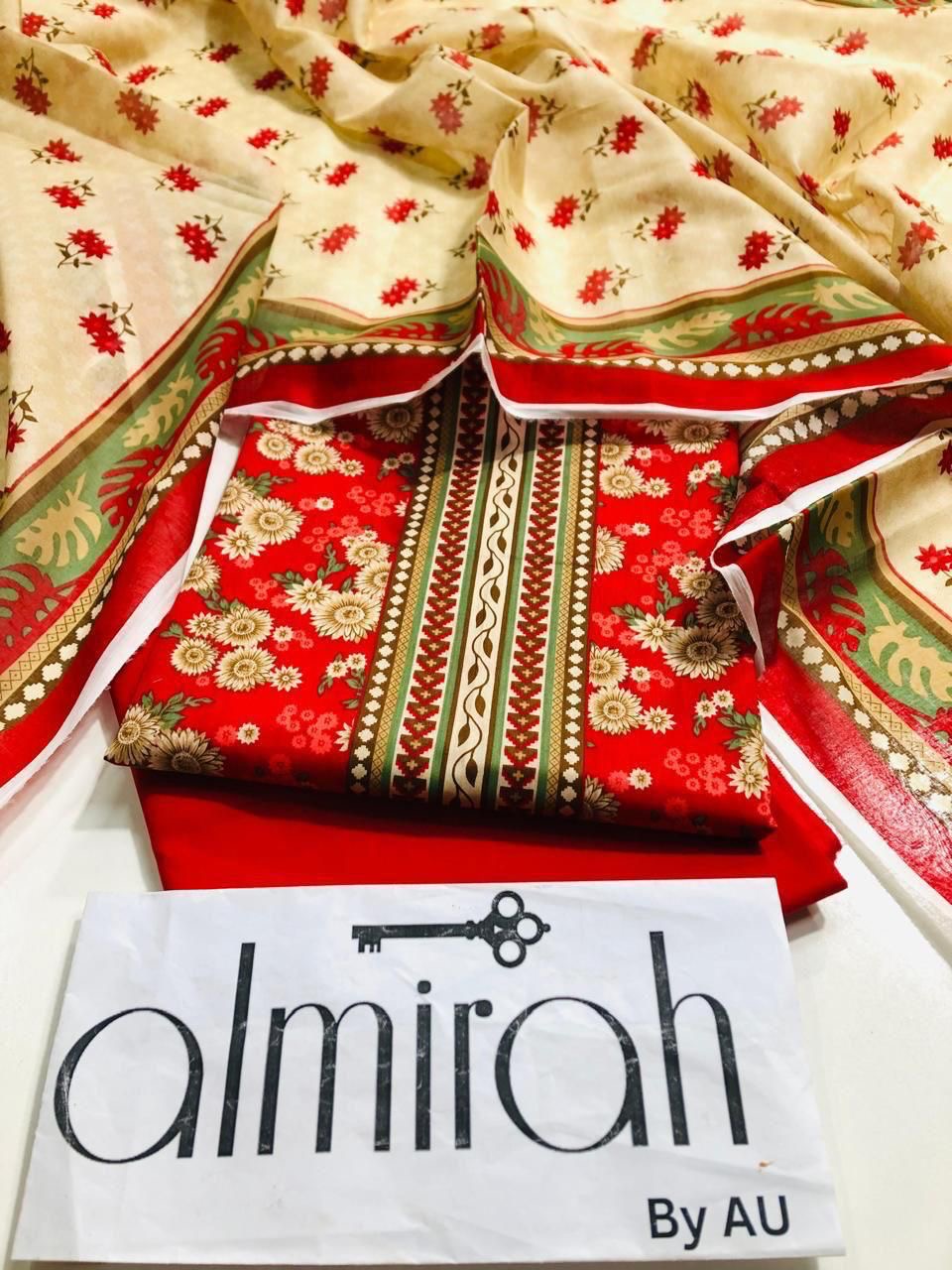 ALMIRAH 🗝️ LAWN UNSTICHED 3PCS