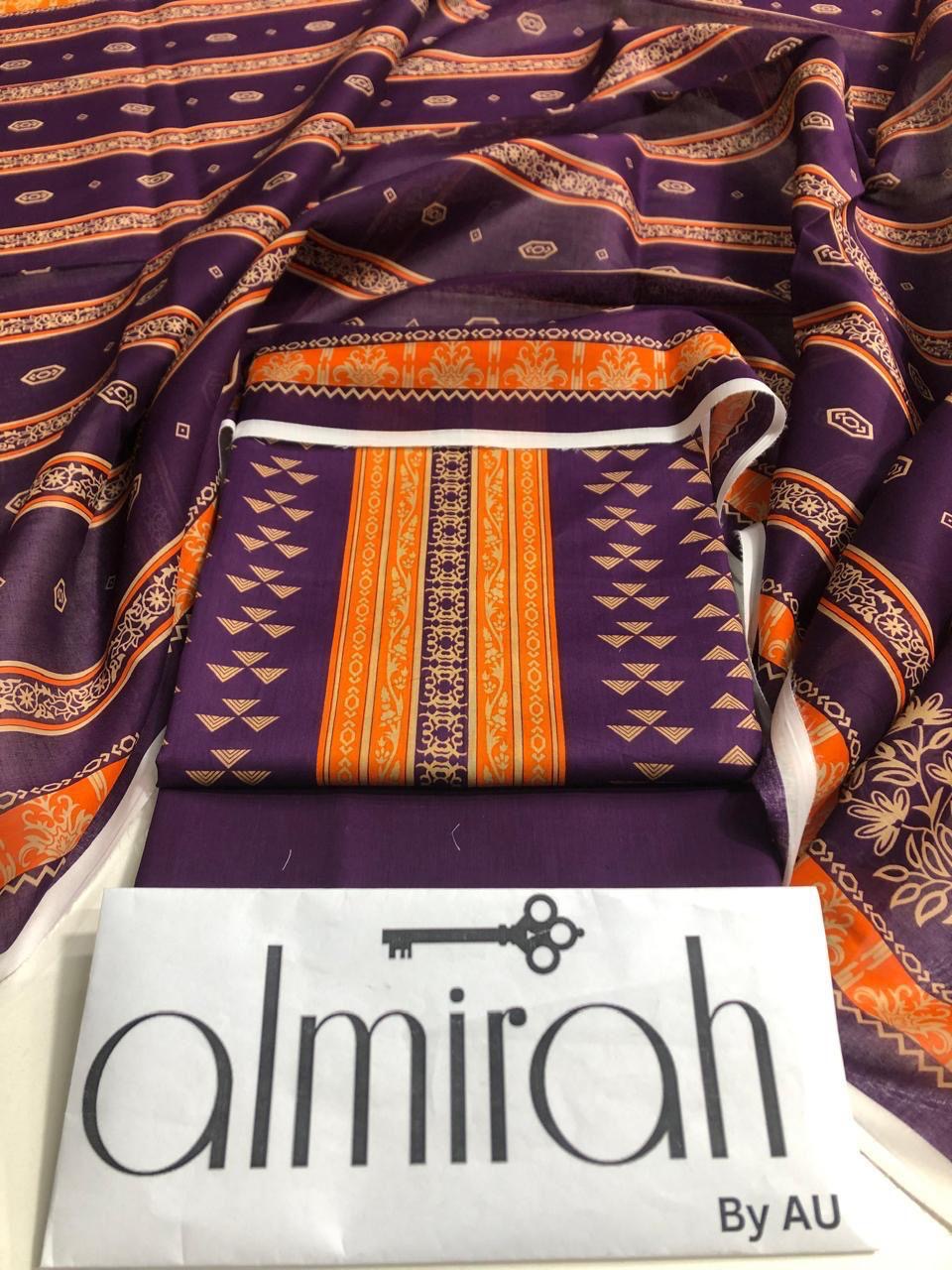 ALMIRAH 🗝️ LAWN UNSTICHED 3PCS
