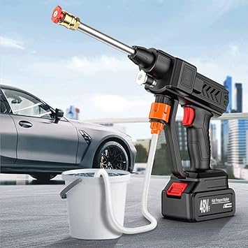 AUTOMATIC CORDLESS WIRELESS CAR WASH GUN