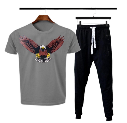 2Pcs Men’s Cotton Printed Track Suit