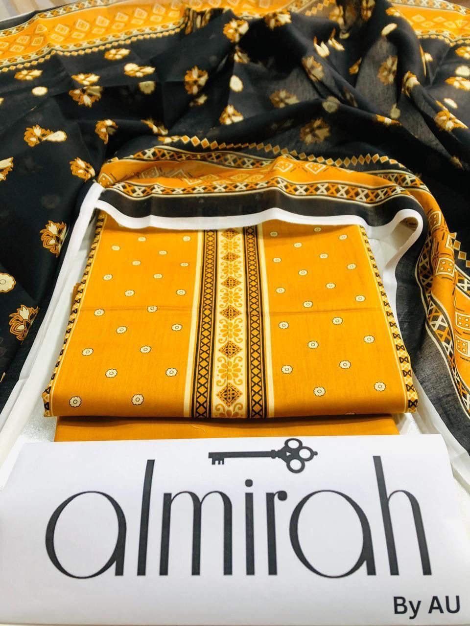 ALMIRAH 🗝️ LAWN UNSTICHED 3PCS